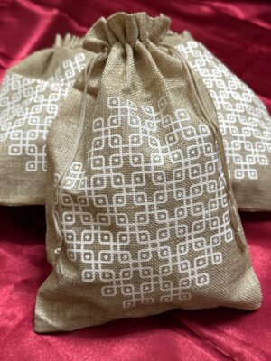 Hand Printed Kollam Jute Bags